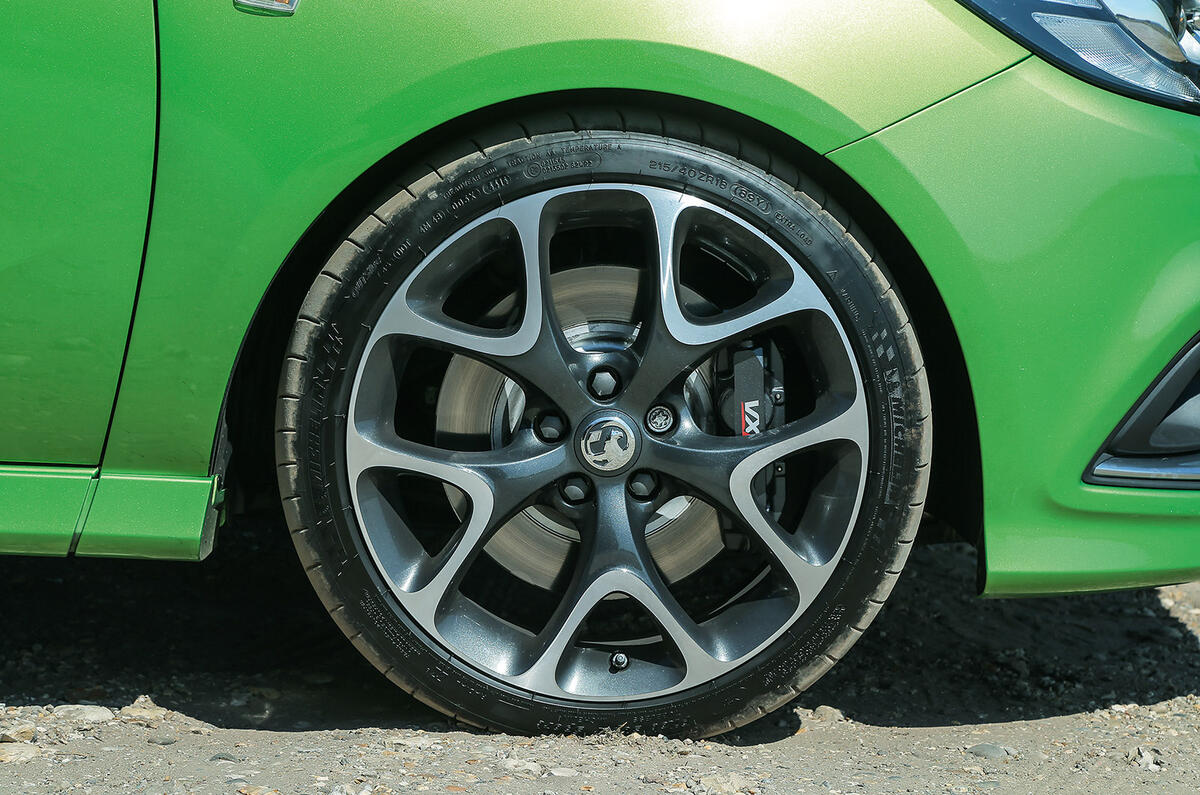18in Vauxhall Corsa VXR alloy wheels