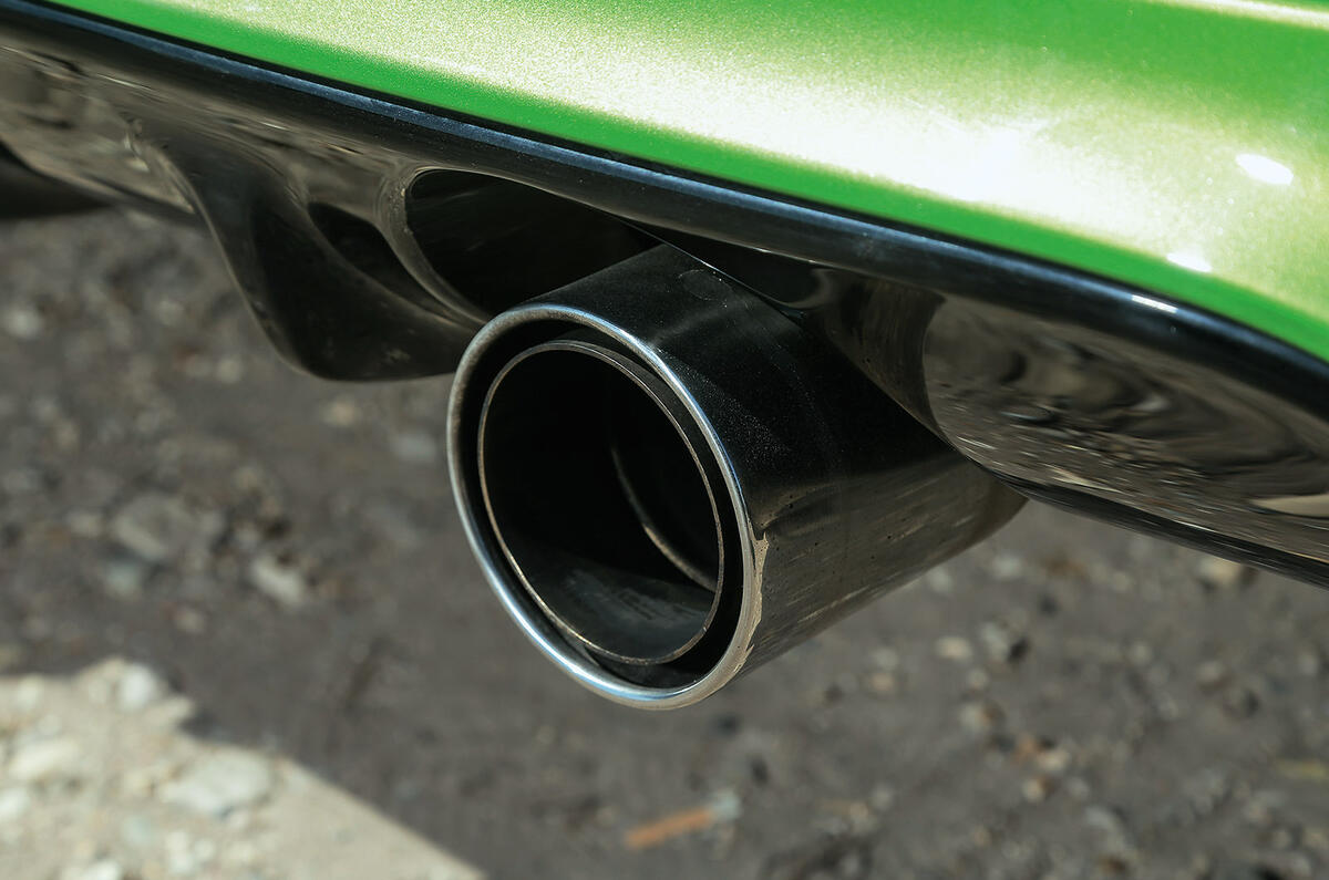Twin-pipe Vauxhall Corsa VXR exhaust