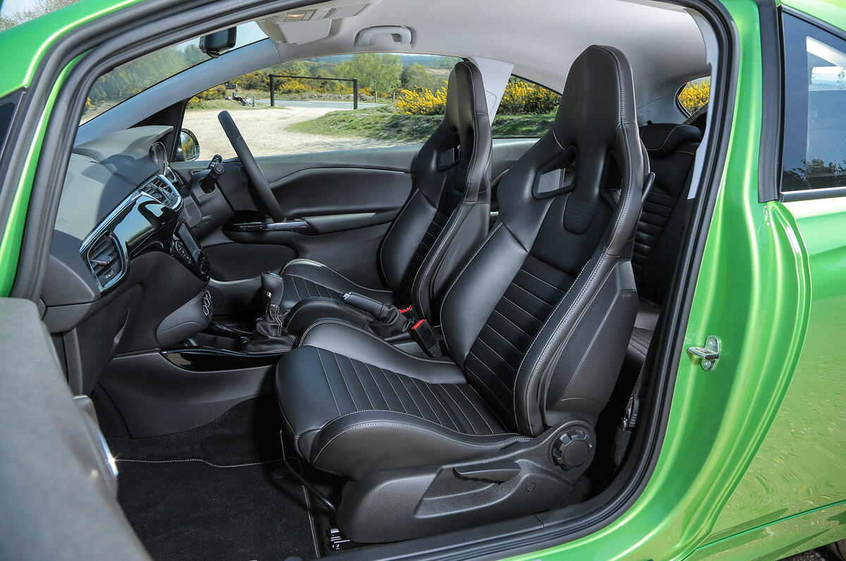 Vauxhall Corsa VXR interior