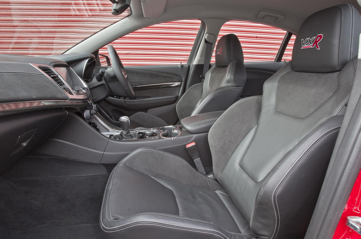 Vauxhall VXR8 GTS interior