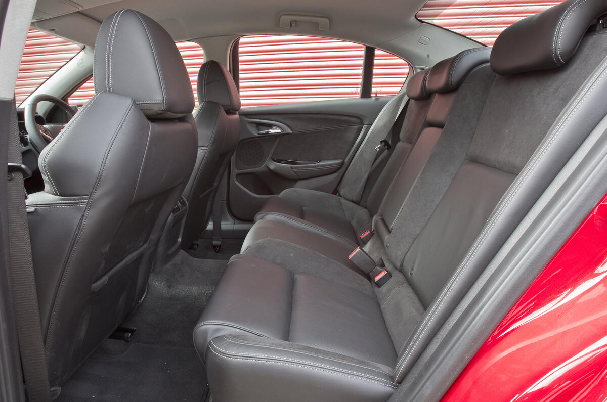 Vauxhall VXR8 GTS rear seats