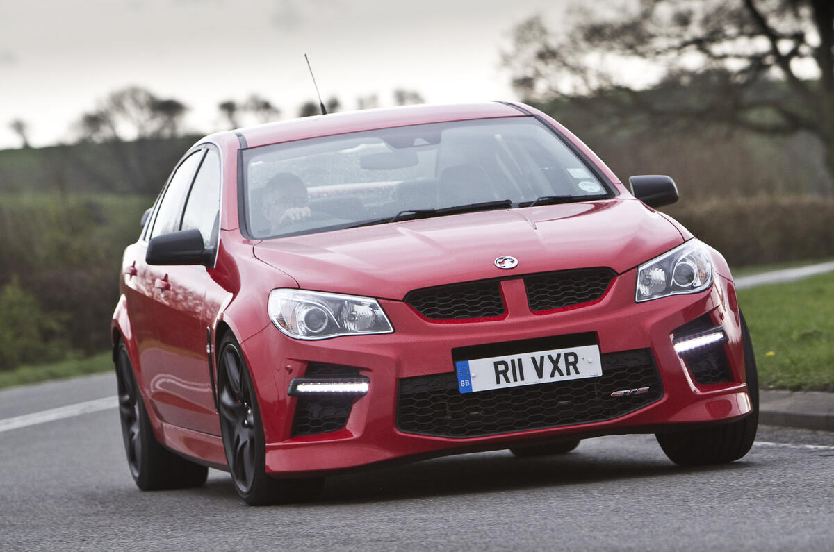 Vauxhall VXR8 GTS cornering