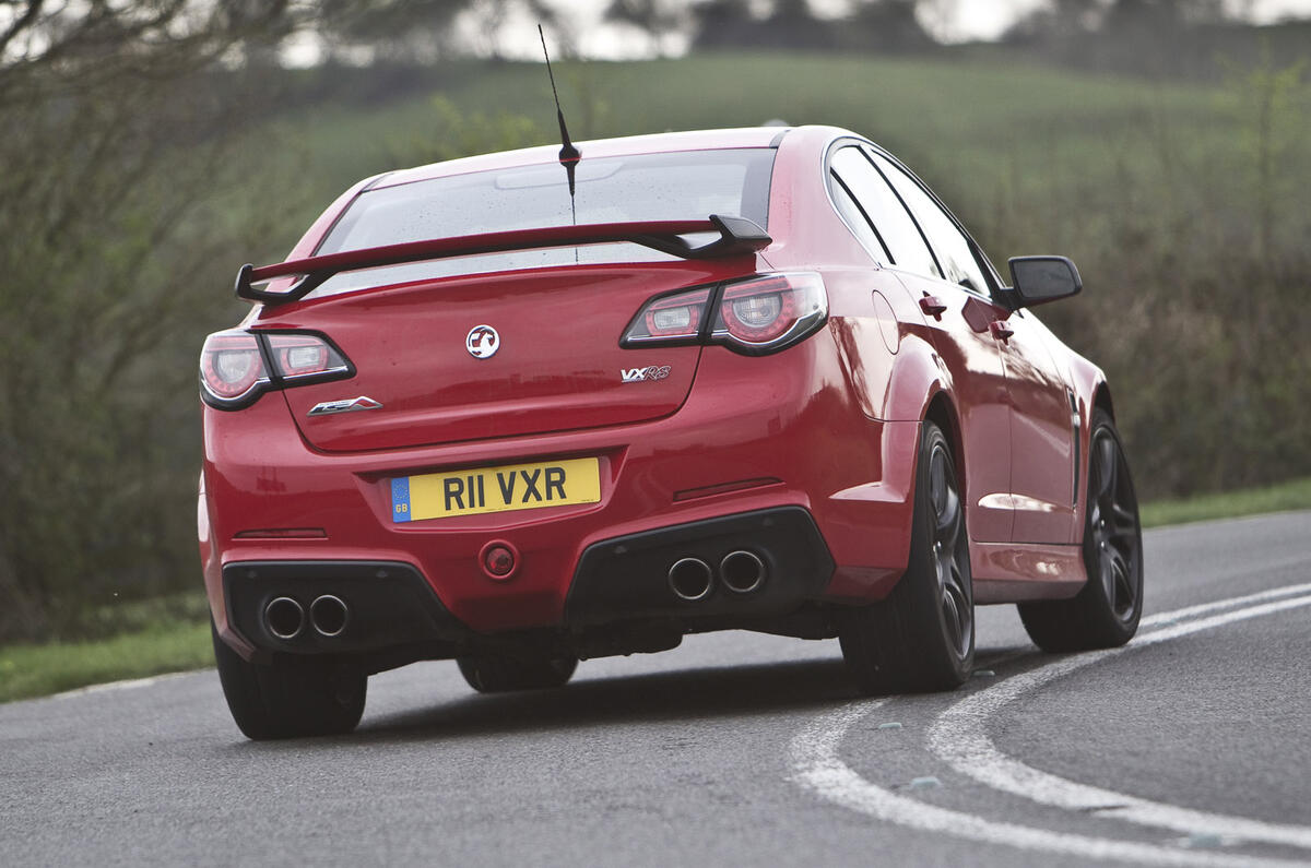 Vauxhall VXR8 GTS rear cornering