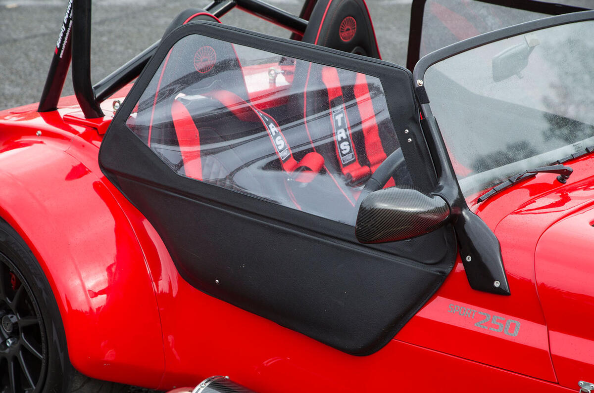 Westfield Sport 250 fabric door cards