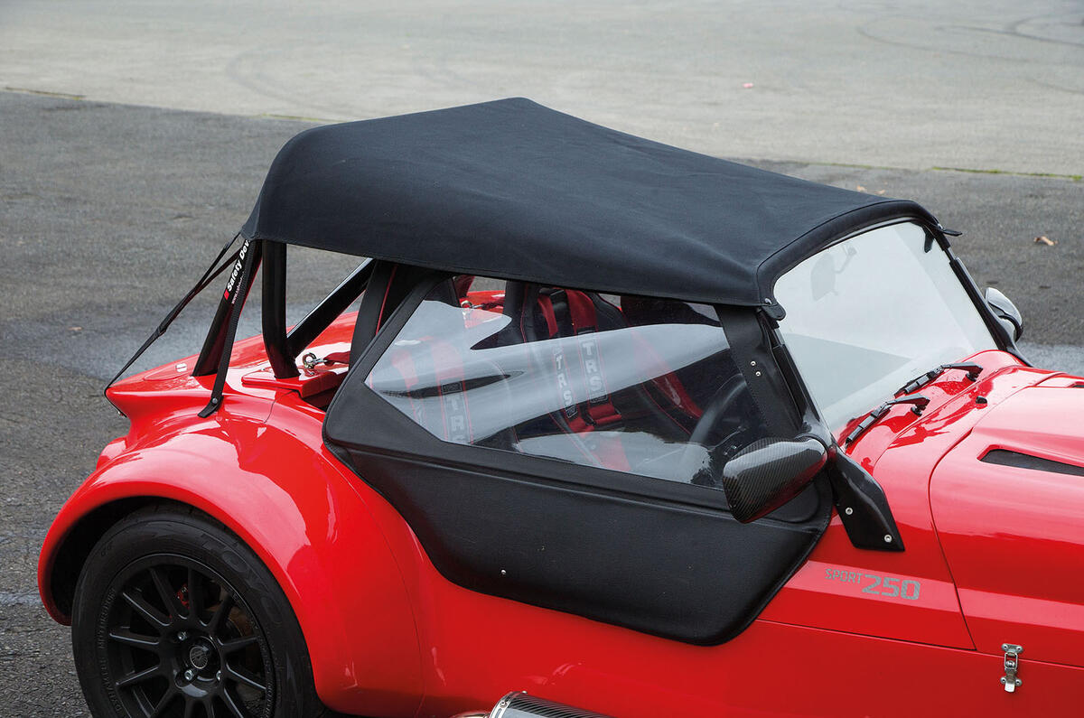 Westfield Sport 250 fabric roof