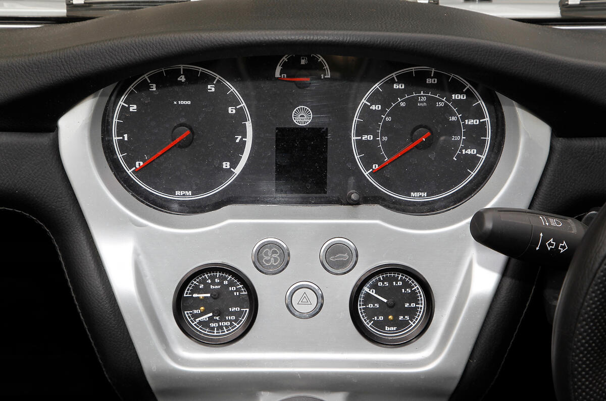 Westfield Sport Turbo instrument cluster