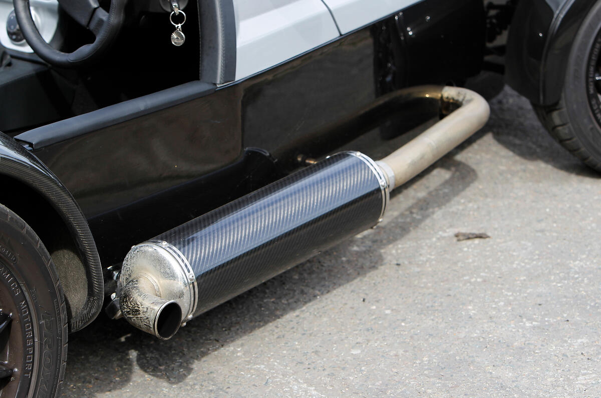 Westfield Sport Turbo exhaust system