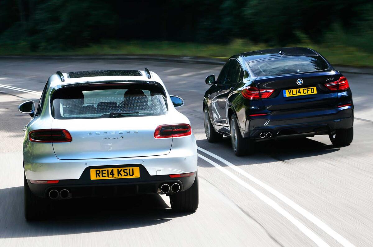 Comparison: BMW X4 versus Porsche Macan