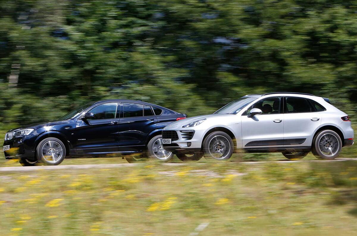 Comparison: BMW X4 versus Porsche Macan