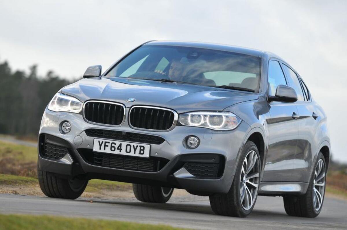 BMW X6 cornering