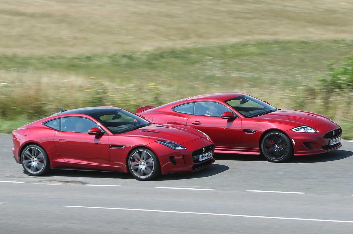 no title Comparison: Jaguar XK Dynamic R versus Jaguar F-type R coupe