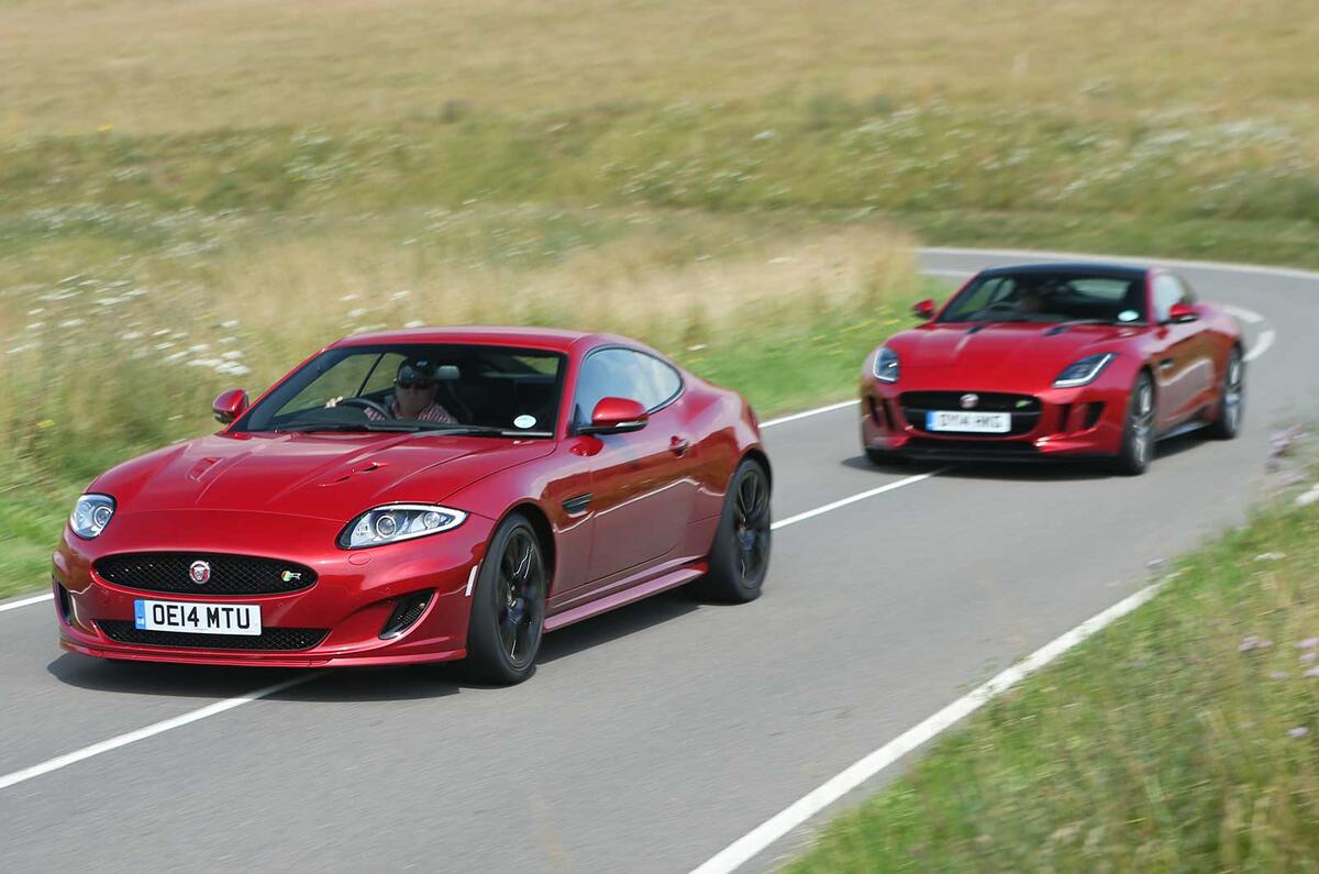 no title Comparison: Jaguar XK Dynamic R versus Jaguar F-type R coupe (ROUGH)