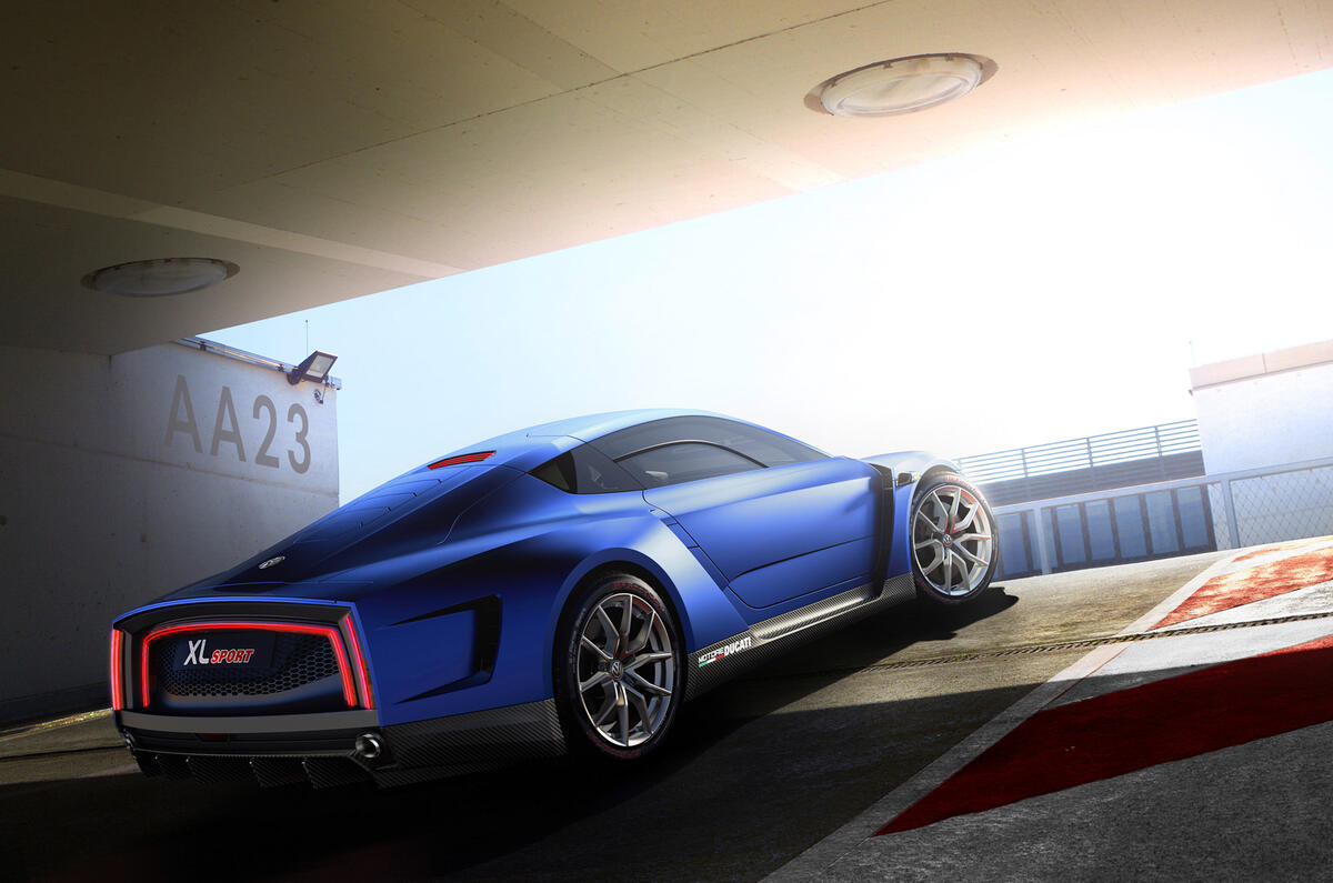 VW reveals 167mph Ducati-engined XL Sport concept VW reveals 167mph Ducati-engined XL Sport concept