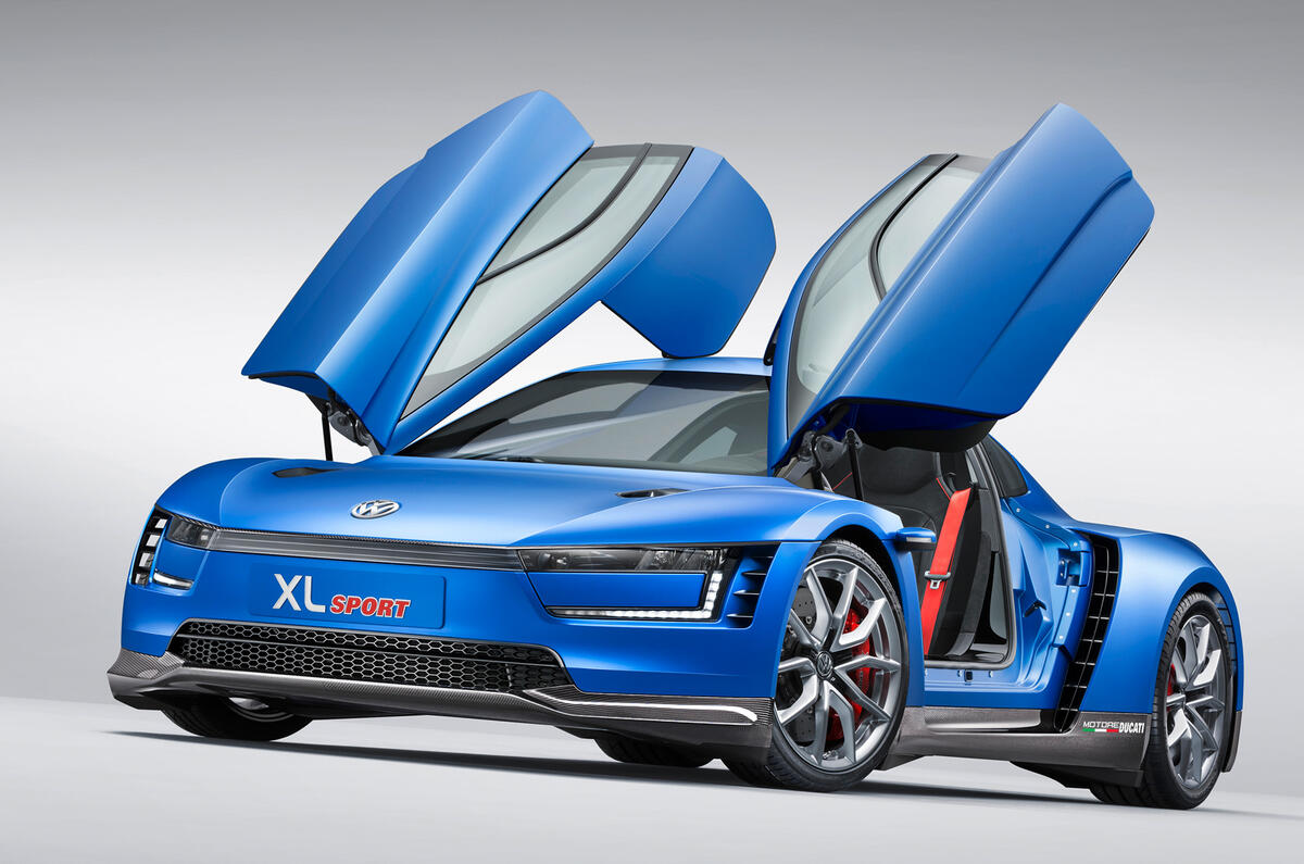 VW reveals 167mph Ducati-engined XL Sport concept VW reveals 167mph Ducati-engined XL Sport concept
