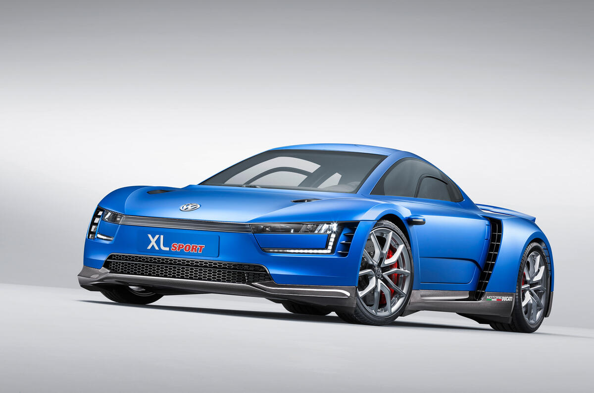 VW reveals 167mph Ducati-engined XL Sport concept VW reveals 167mph Ducati-engined XL Sport concept