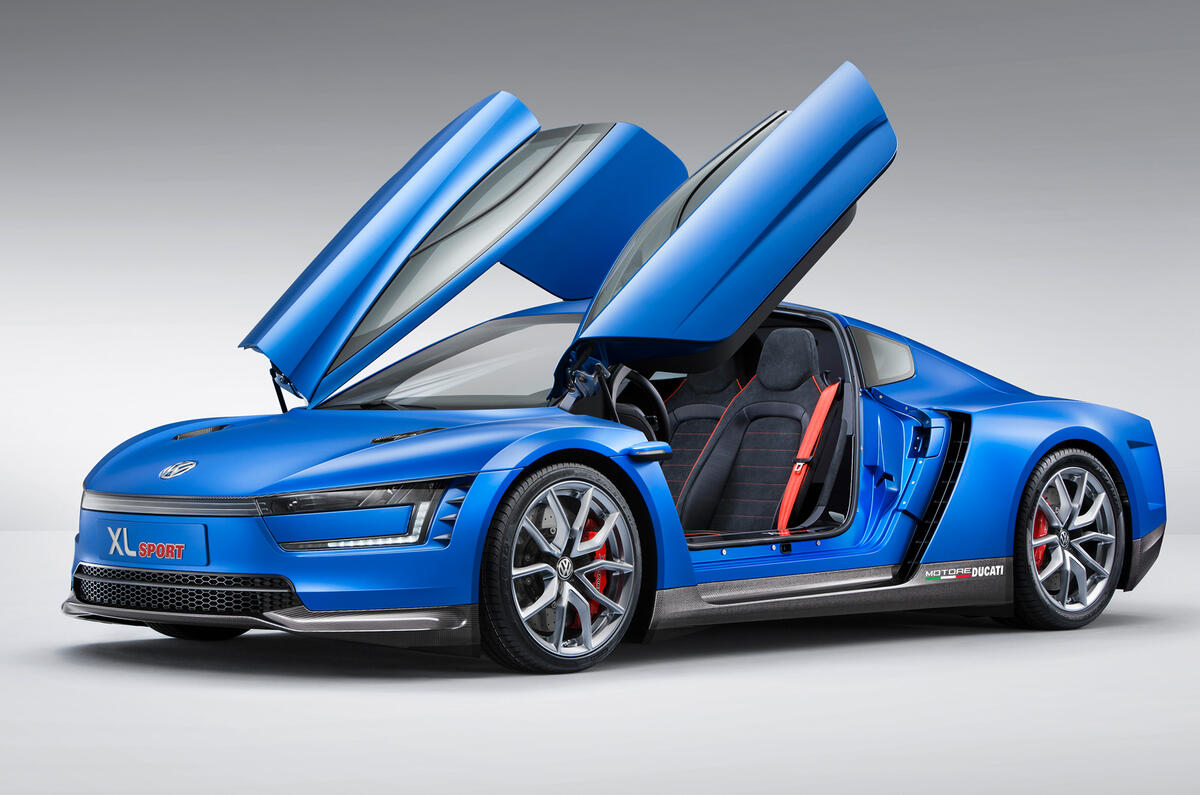 VW reveals 167mph Ducati-engined XL Sport concept VW reveals 167mph Ducati-engined XL Sport concept