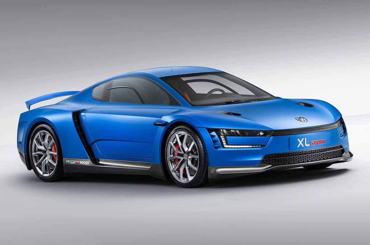 VW reveals 167mph Ducati-engined XL Sport concept VW reveals 167mph Ducati-engined XL Sport concept