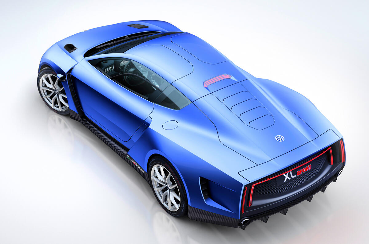 VW reveals 167mph Ducati-engined XL Sport concept VW reveals 167mph Ducati-engined XL Sport concept