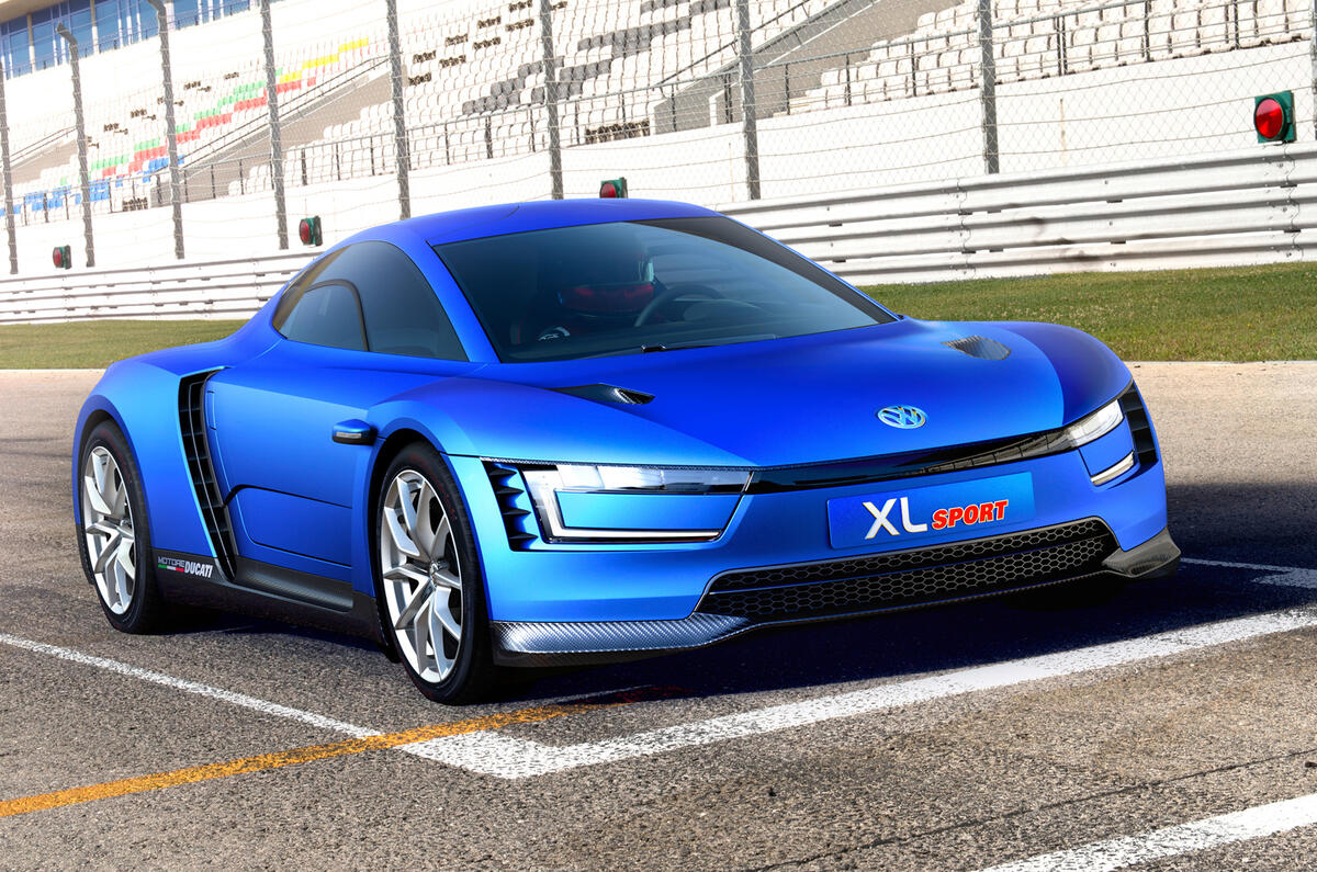 VW reveals 167mph Ducati-engined XL Sport concept VW reveals 167mph Ducati-engined XL Sport concept