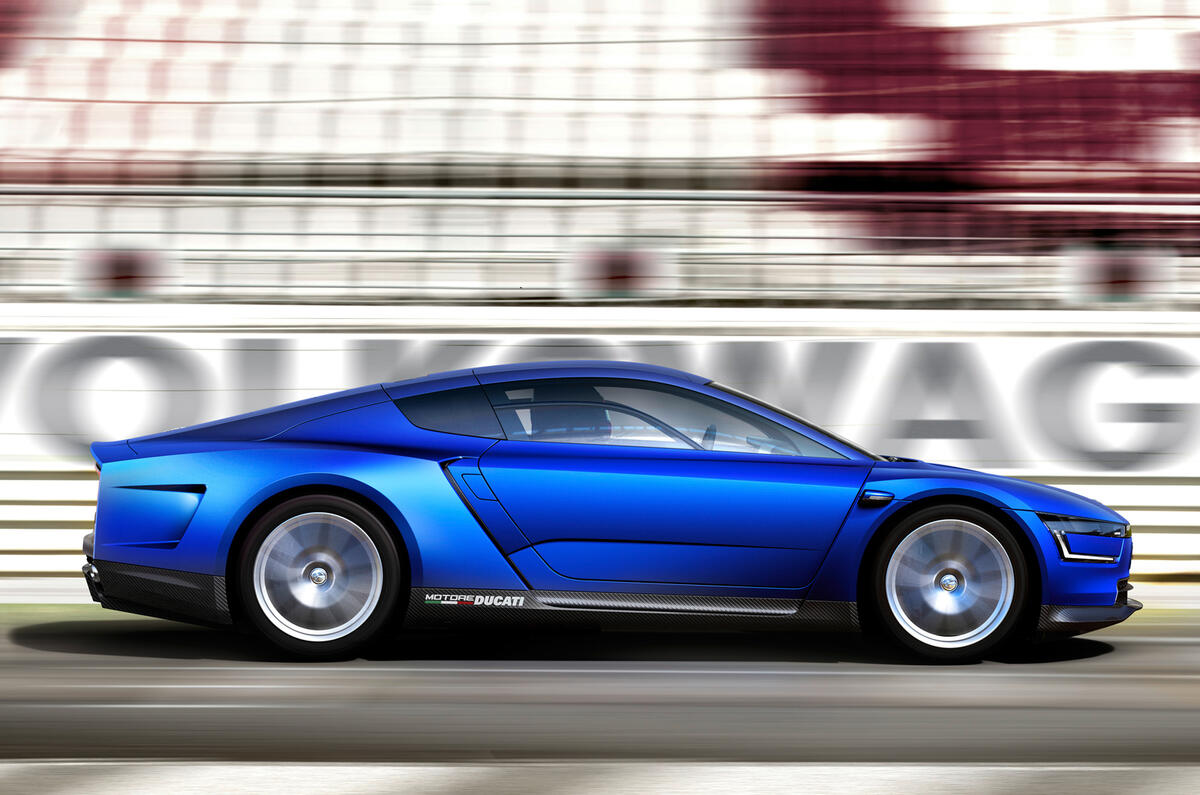 VW reveals 167mph Ducati-engined XL Sport concept VW reveals 167mph Ducati-engined XL Sport concept