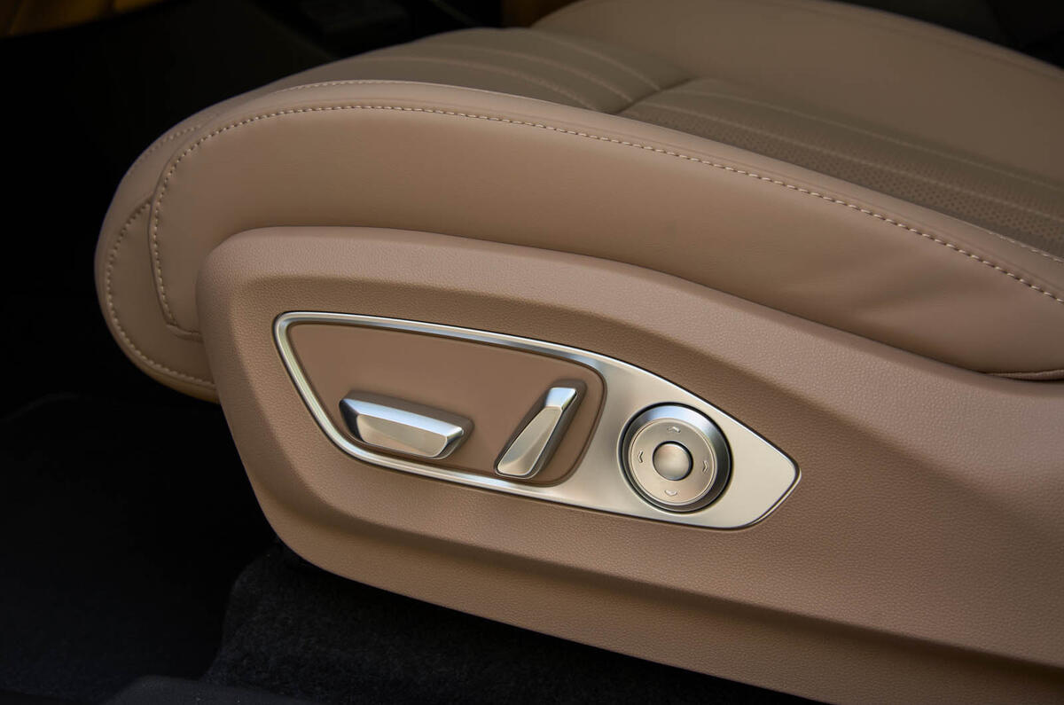 XPENG G9 review 017 seat adjustment XPENG G9 review 017 seat adjustment