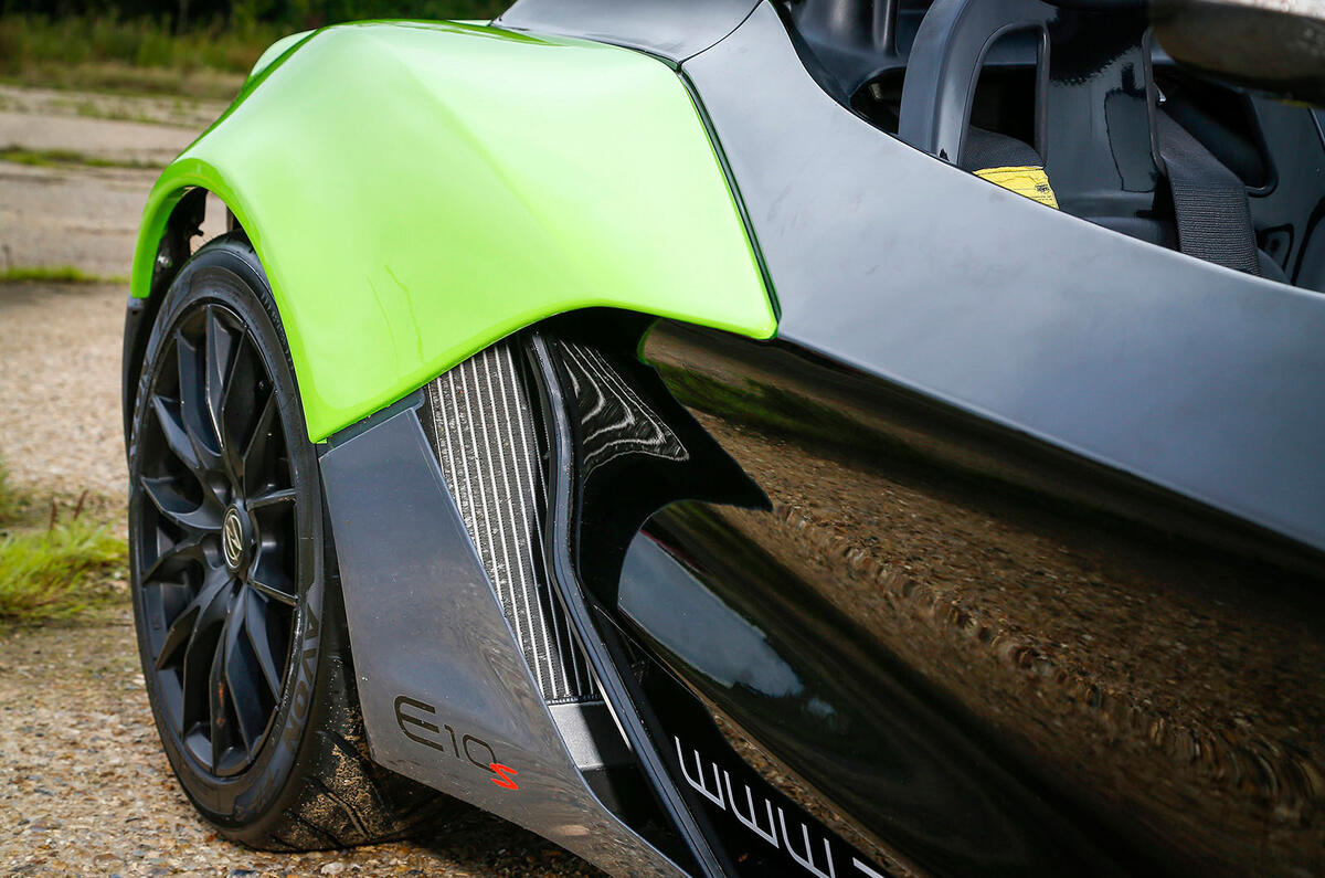 Zenos E10 S side air intakes