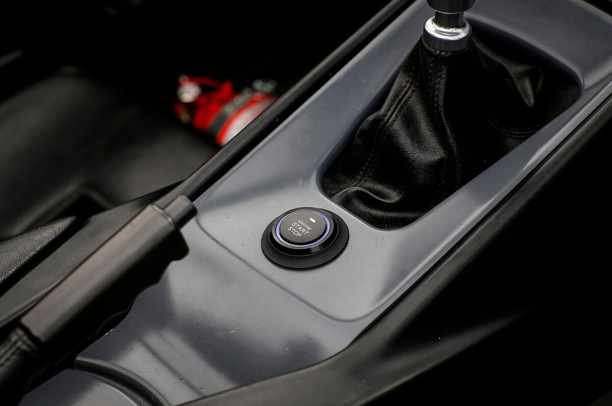 Zenos E10 S ignition button