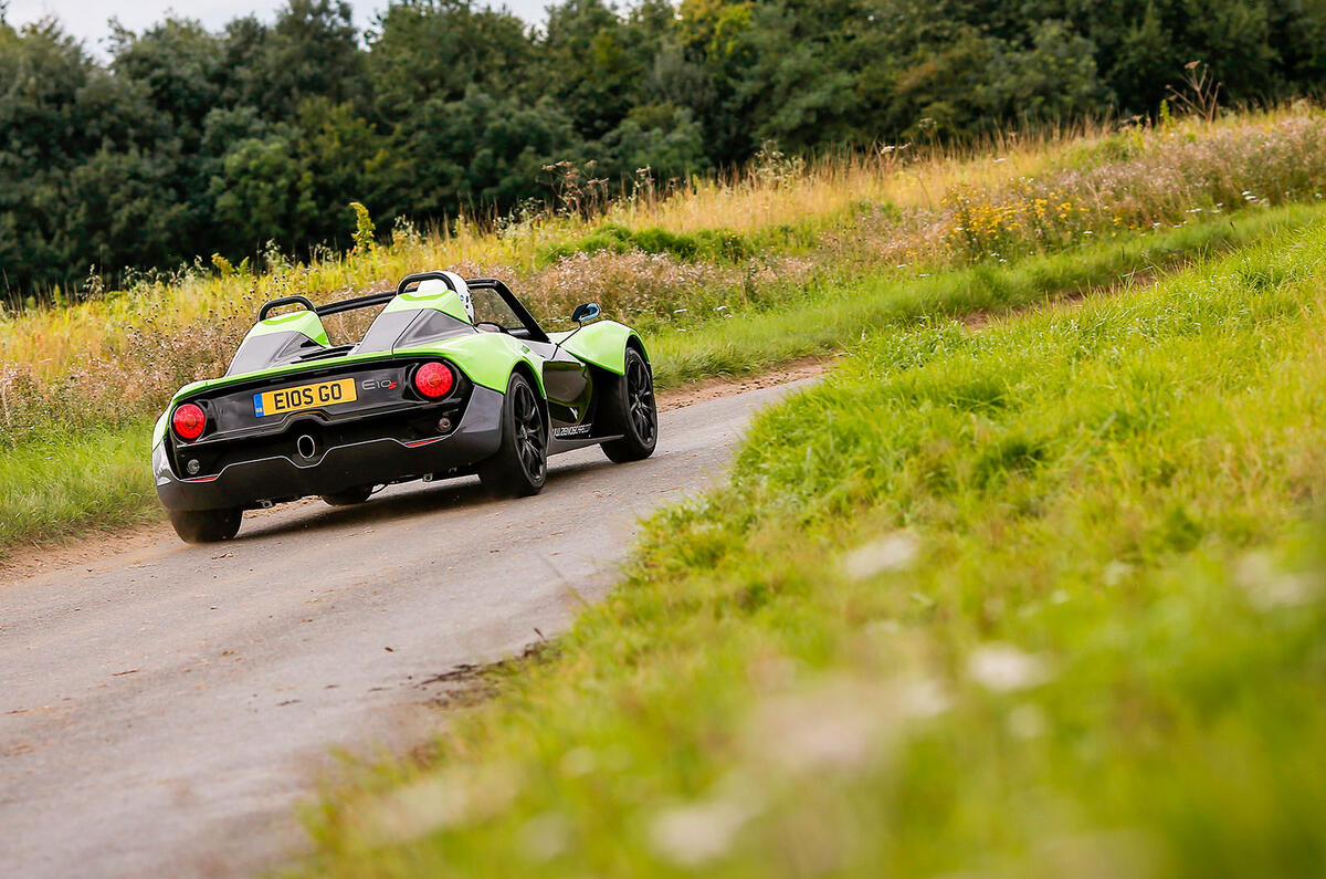 Zenos E10 S rear cornering