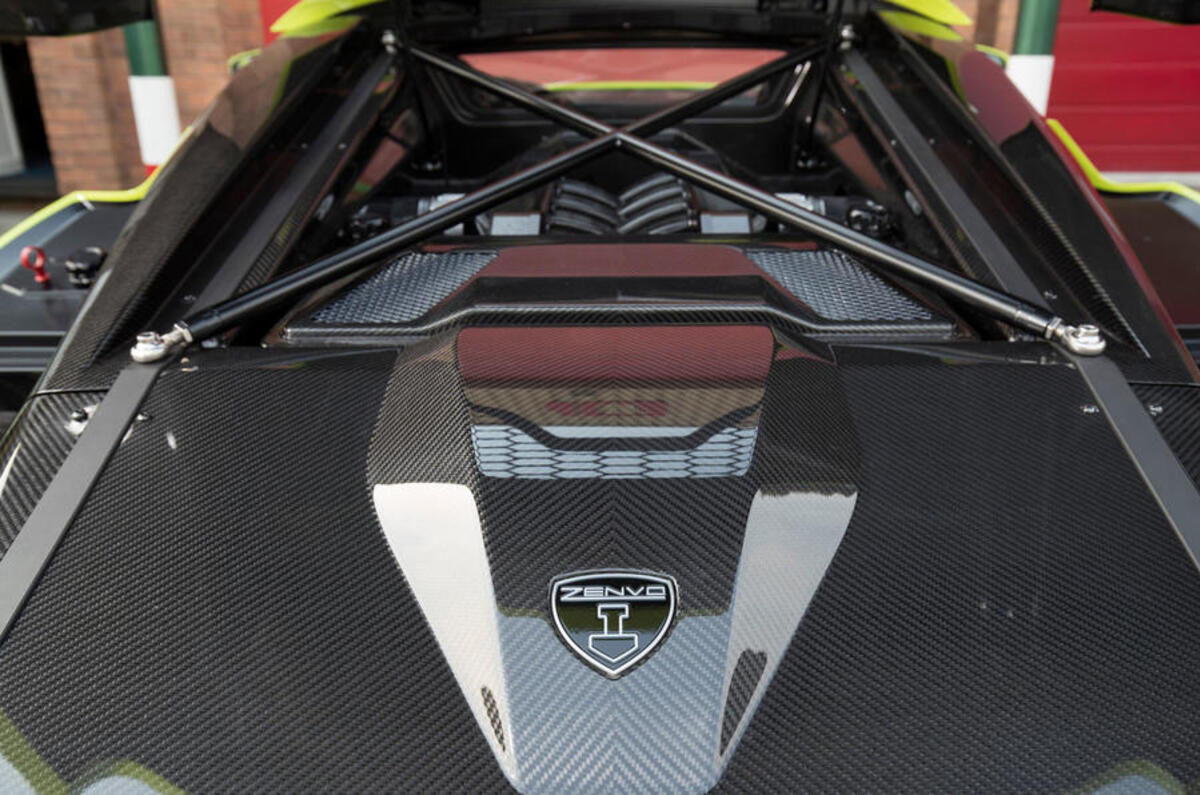 5.8-litre V8 Zenvo TS1 GT engine