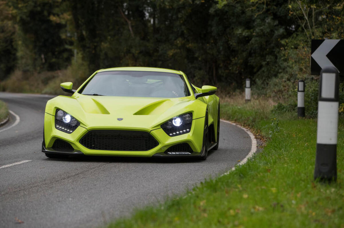 Zenvo TS1 GT cornering