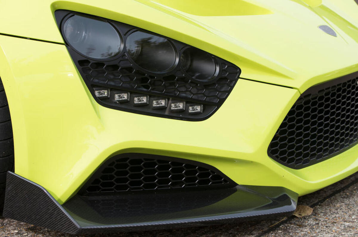 Zenvo TS1 GT LED headlights