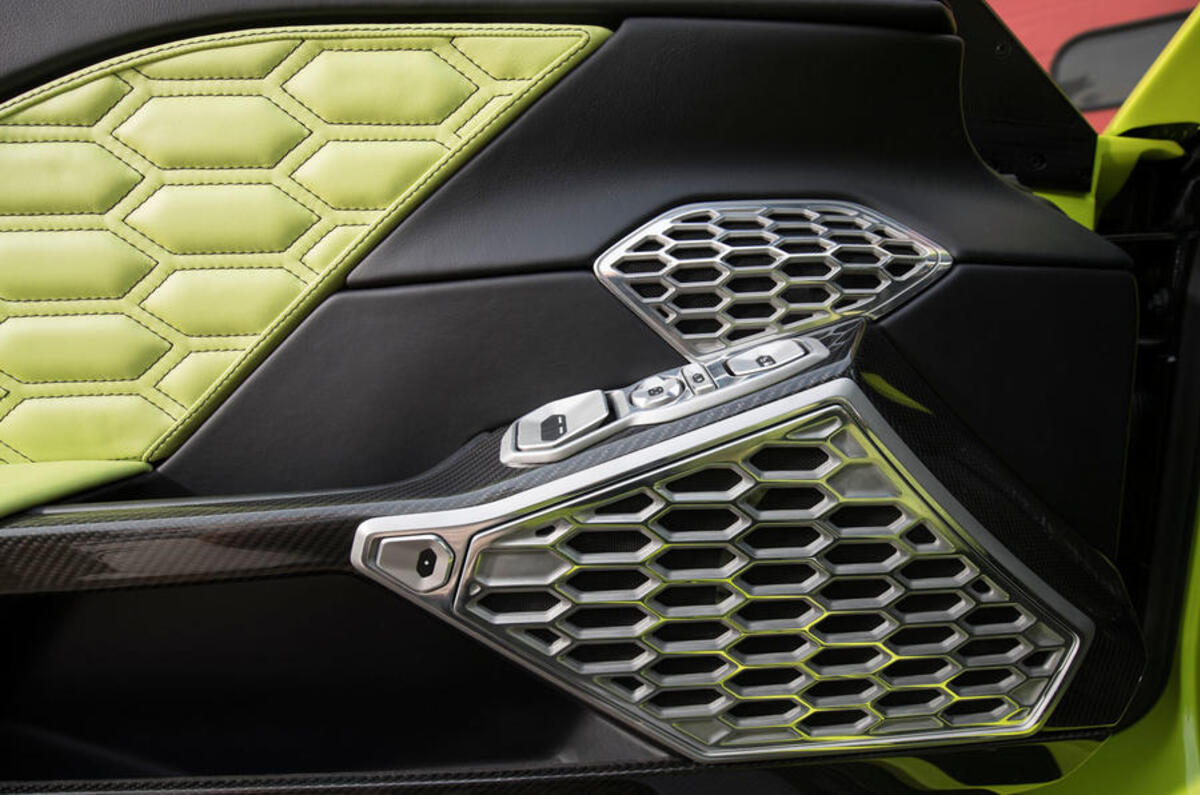 Zenvo TS1 GT hexagonal speakers