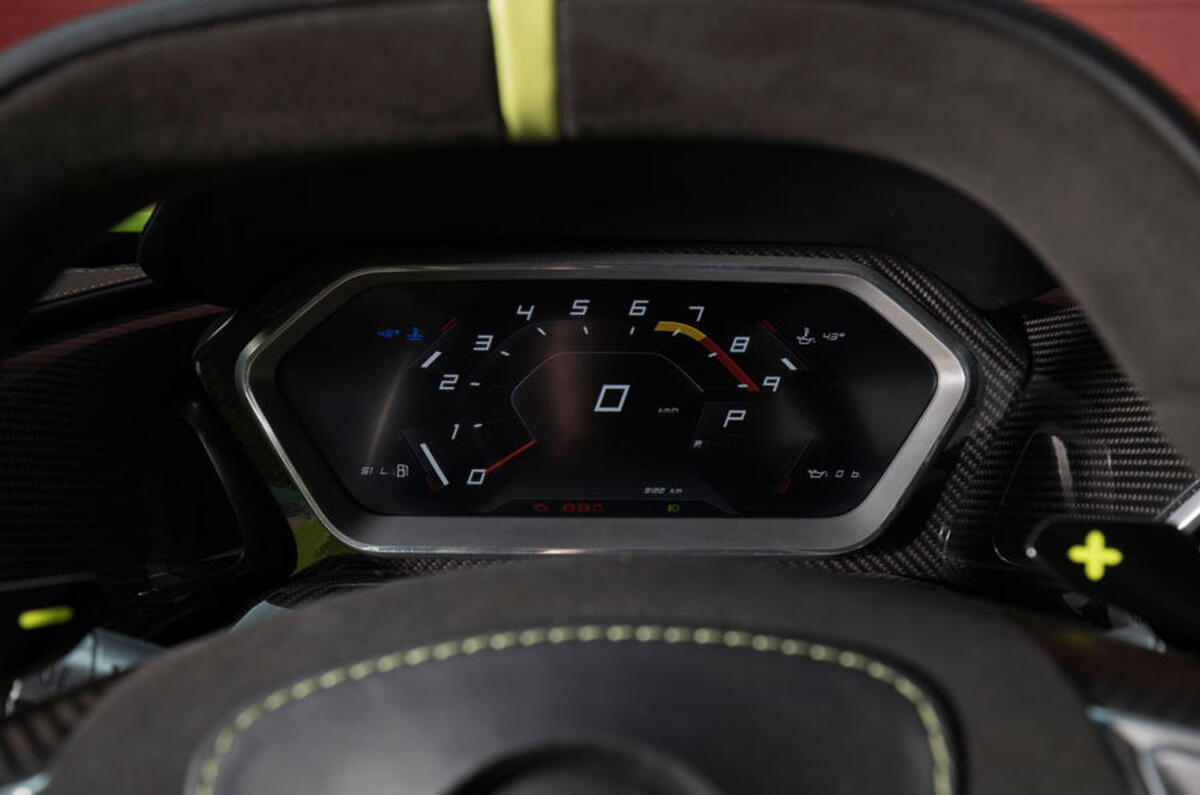 Zenvo TS1 GT instrument cluster