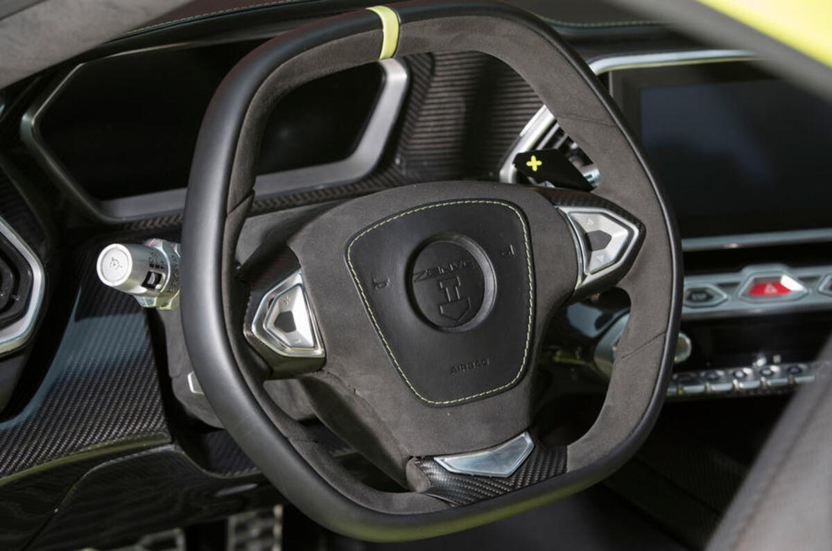 Zenvo TS1 GT steering wheel