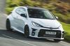 Toyota GR Yaris 2020 front cornering road Toyota GR Yaris 2020 front cornering road