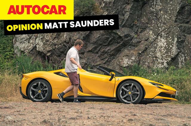 Ferrari SF90 Spider Road test column