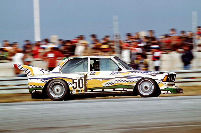 Roy Lichtenstein BMW 320i Turbo art car 3