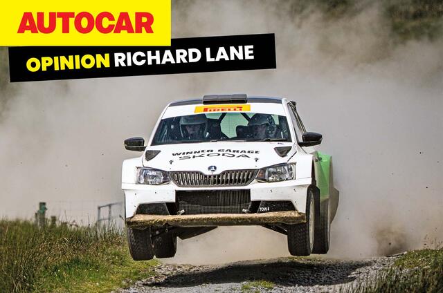 Skoda Fabia rally car passenger ride