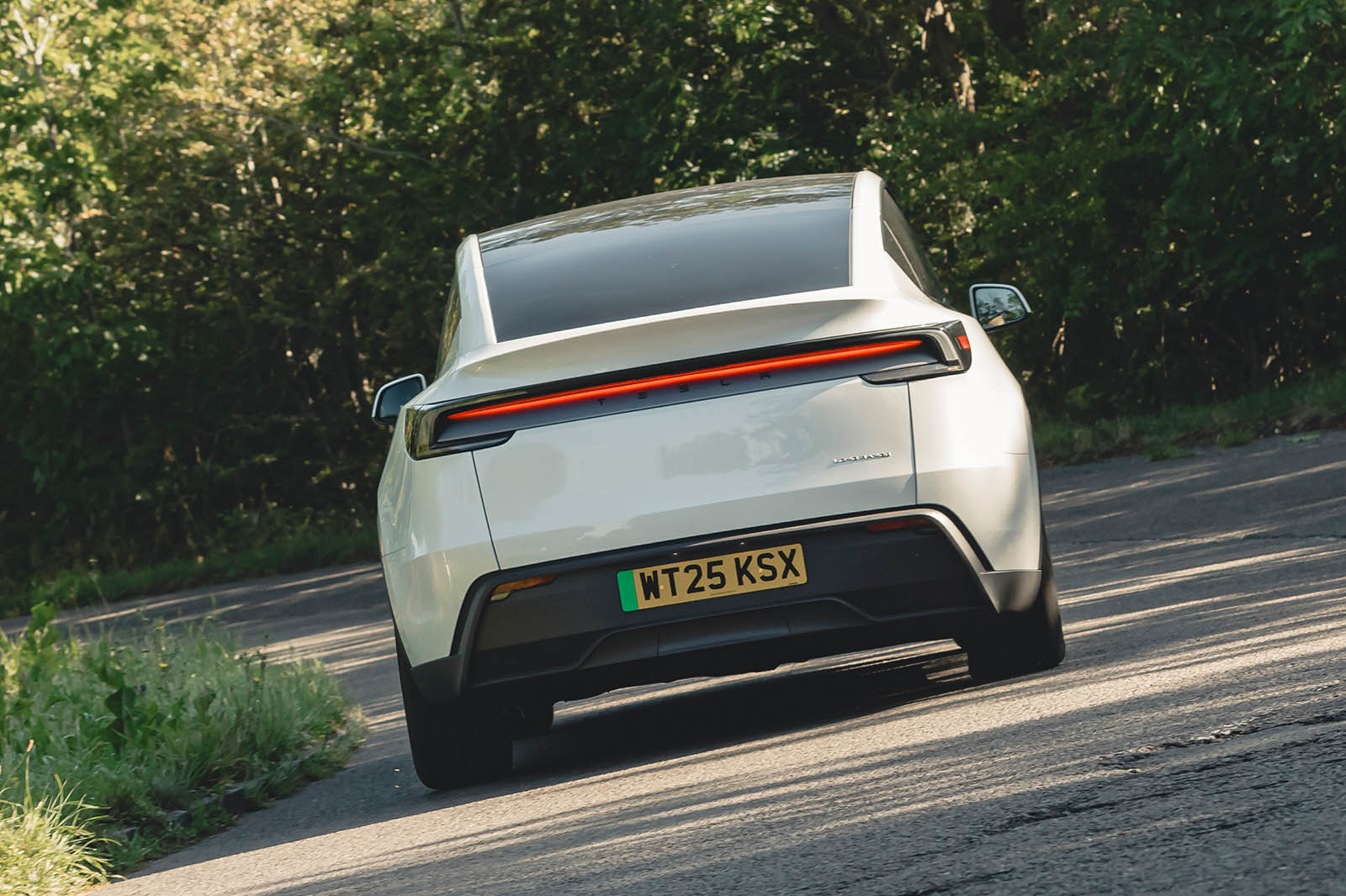 Tesla Model Y review 2025 5002 rear cornering
