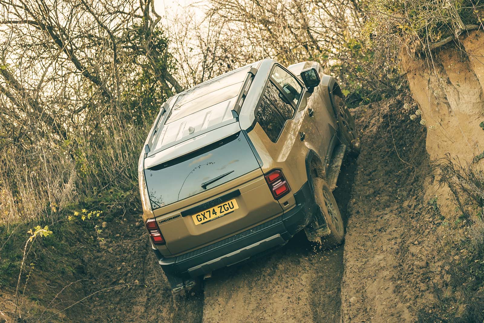 Toyota Land Cruiser rear uphill