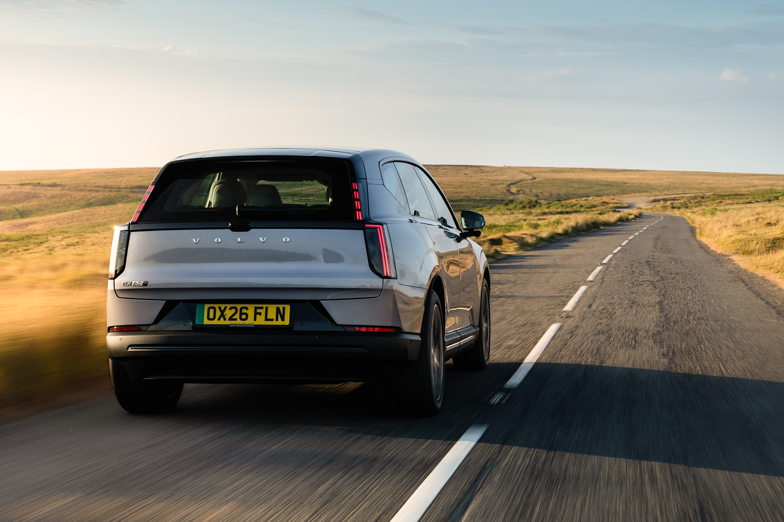 Essai de la Volvo EX60 : comportement en virage