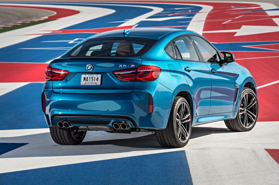BMW X6 M's rear